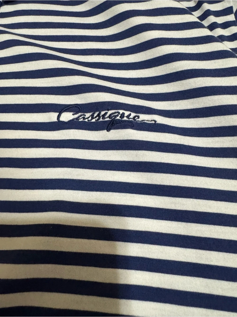 Polo Golf Ralph Lauren Men's Navy/White Striped Polo Golfcore Coastal Grandpa